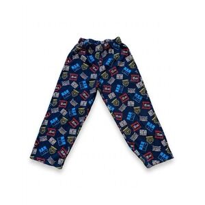 WWE Pajama Pants Youth Blue Sz 6-7Y Roman Reigns Seth Rollins The Miz Wrestling‎